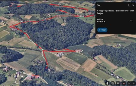 1_Rajšp - Sp. Ročica - Benediški Vrh - smer Ženjak